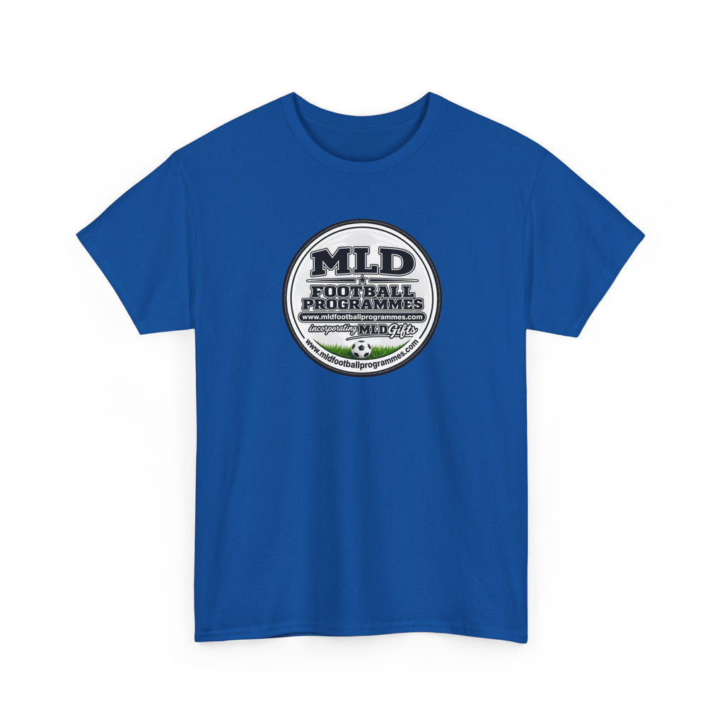MLD Football Programmes Vintage Logo Cotton T-Shirt
