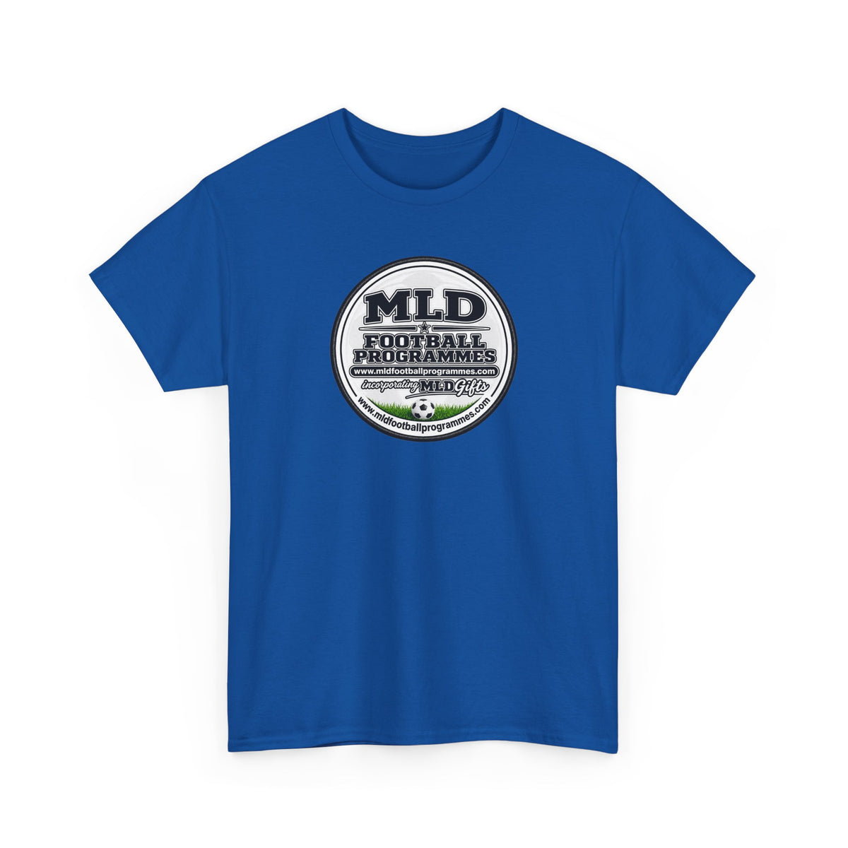 MLD Football Programmes Vintage Logo Cotton T-Shirt