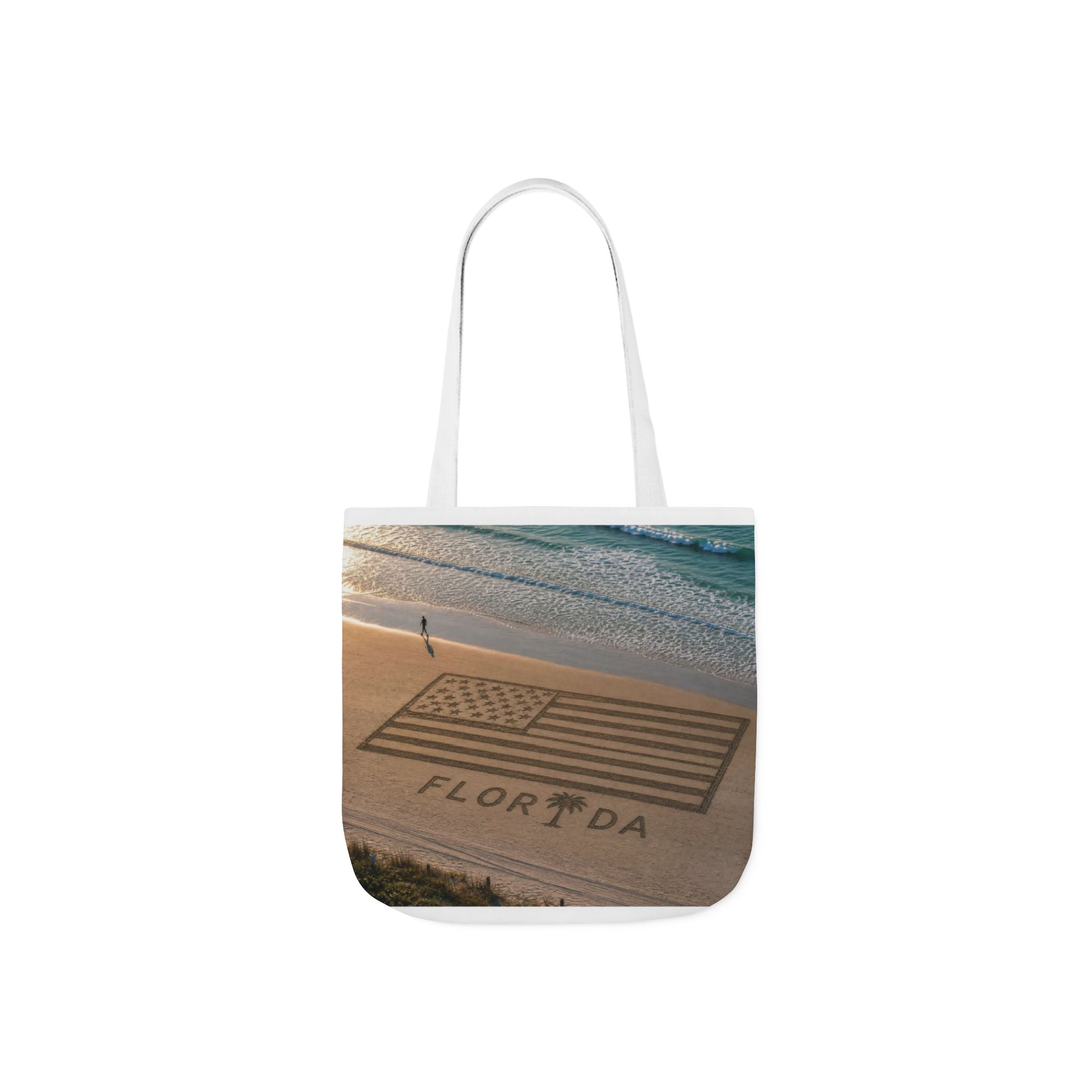 Florida Canvas Tote Bag, 5-Color Straps