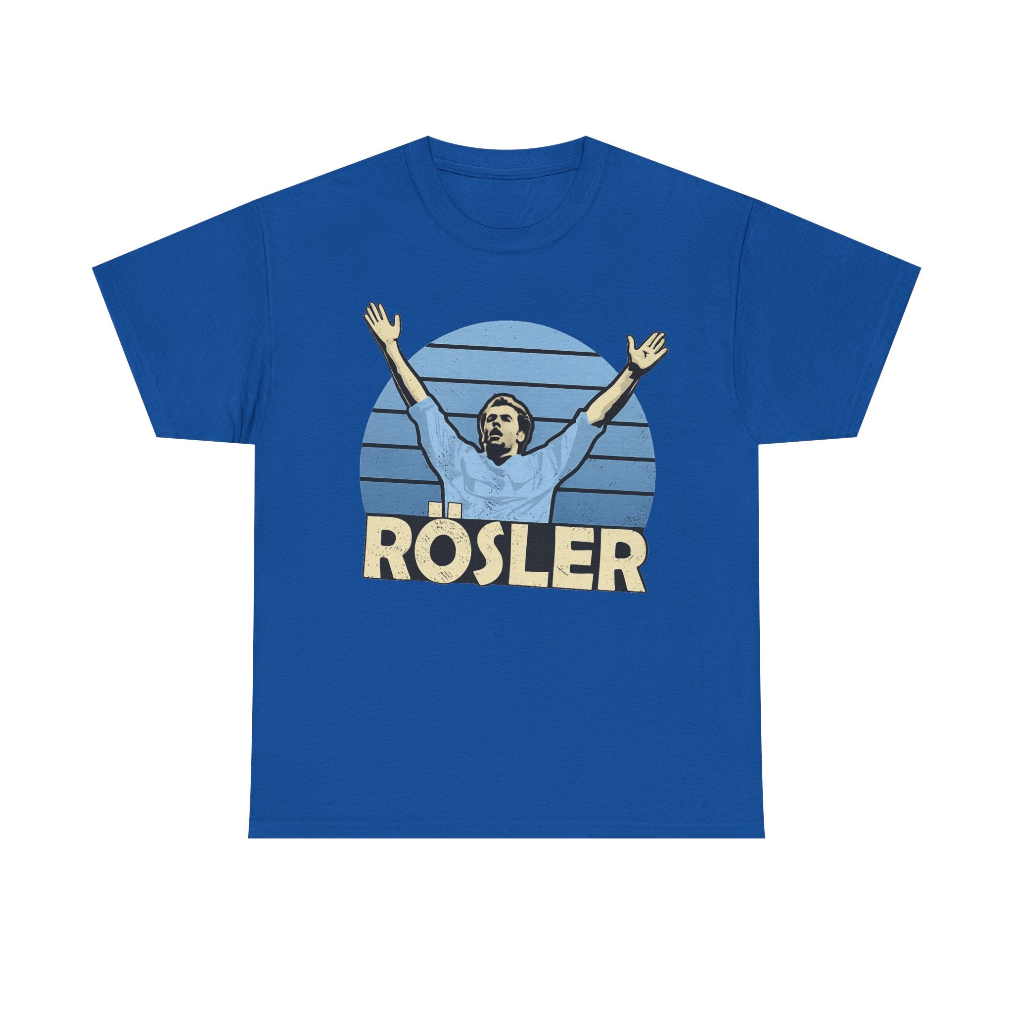 Retro 'Rösler' Graphic Tee - Vintage Soccer Fan Shirt