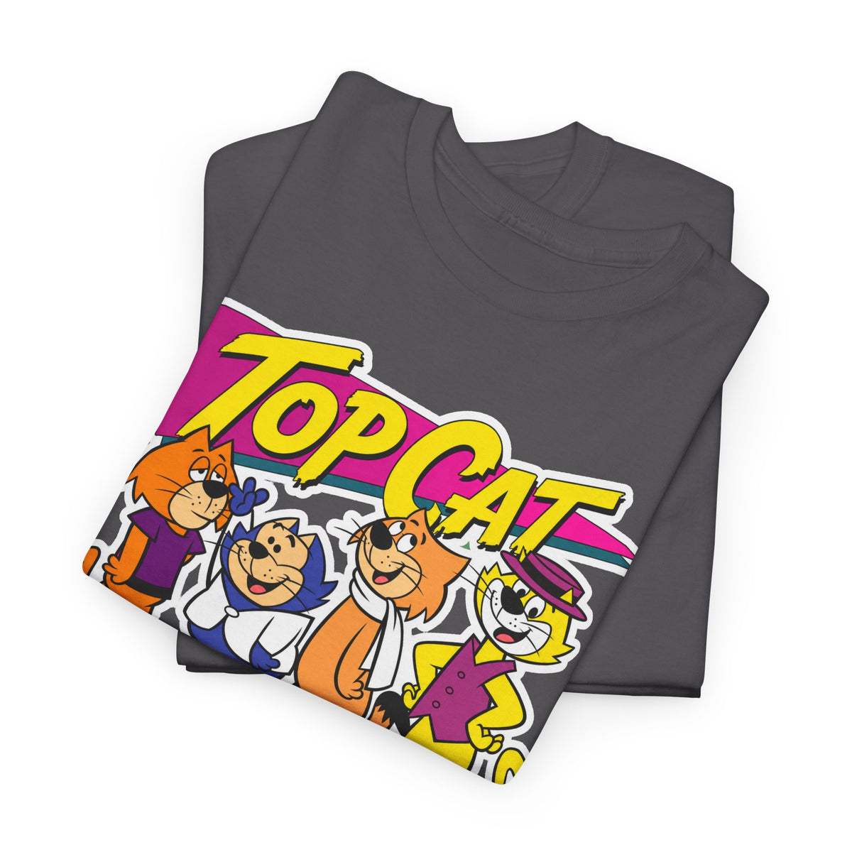 Top Cat Retro Cartoon Cotton T-Shirt / Tee