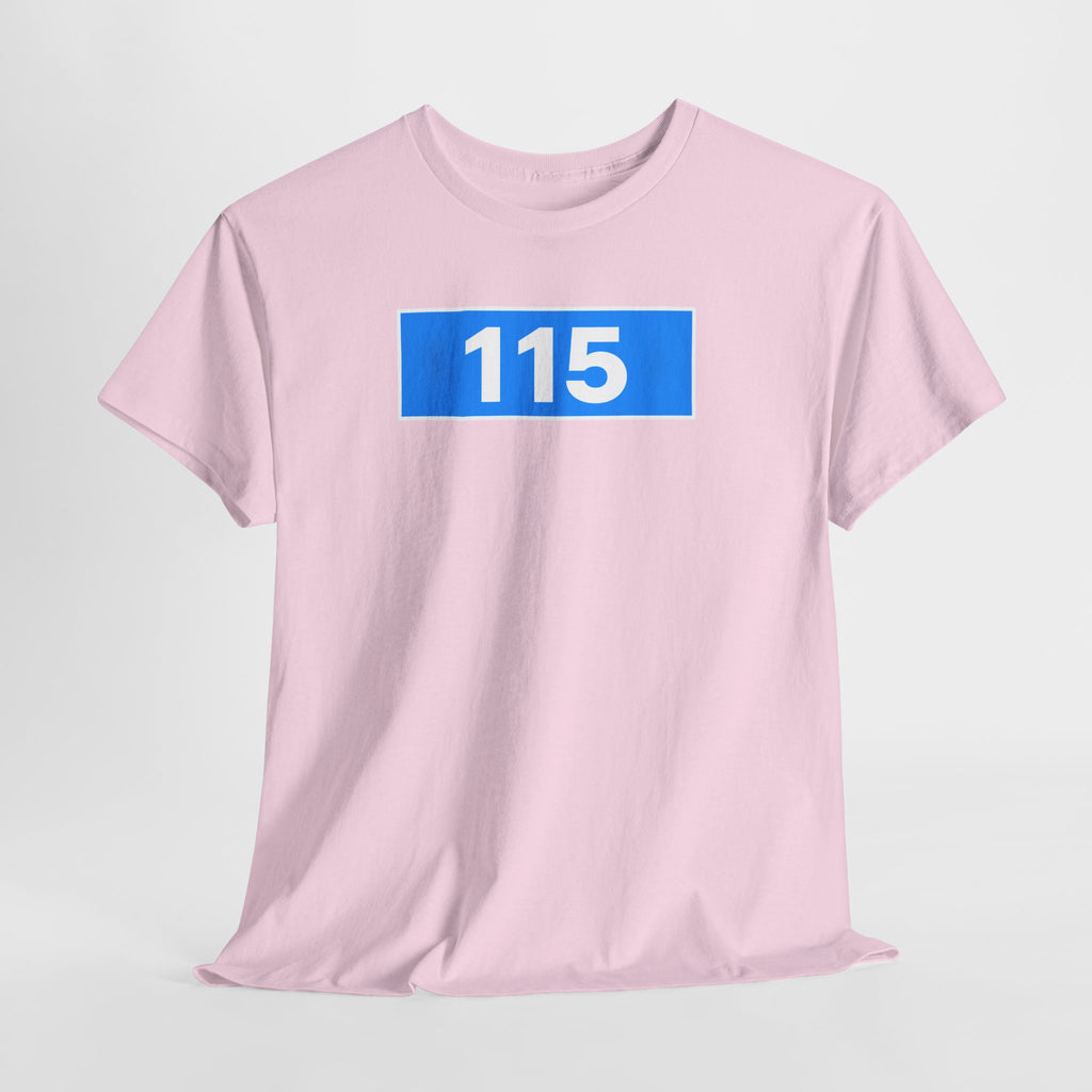 Manchester City 115 Inspired Minimalist Graphic Cotton T-Shirt