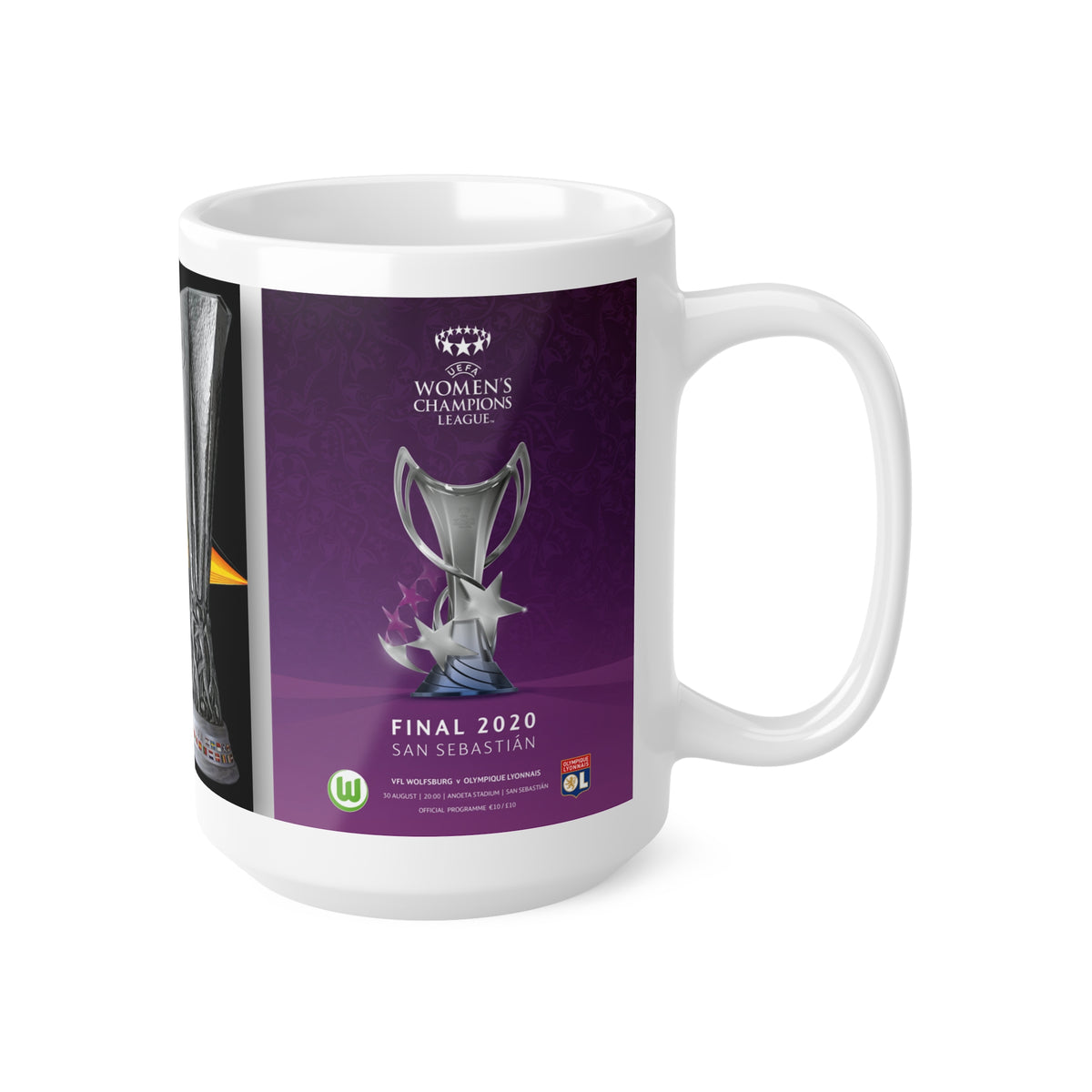 2020 UEFA Finals Programme Covers Inspried Ceramic Mug — (11oz & 15oz)