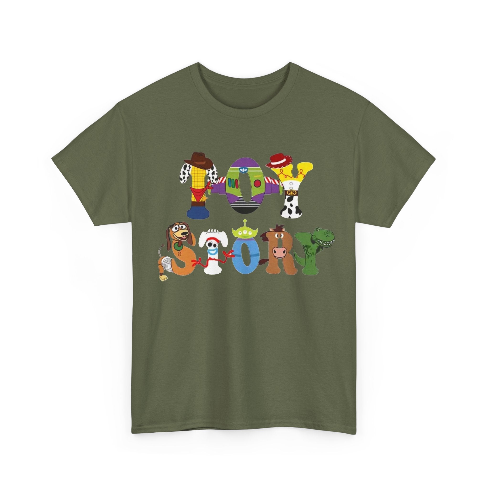 Toy Story Character Name Tee — "Toy Story" Graphic T-Shirt