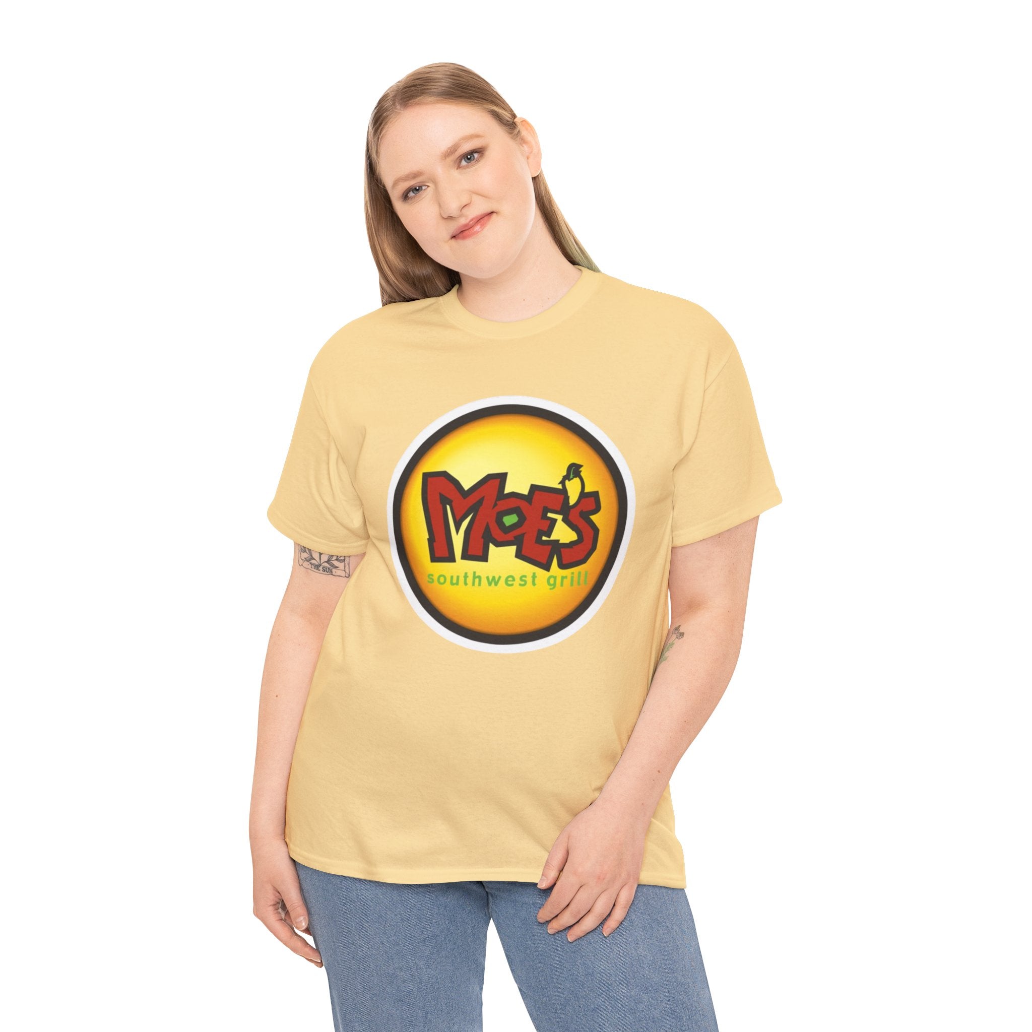 Moe's Universal Inspired T-Shirt — "Moe's Southwest Grill" Logo Tee