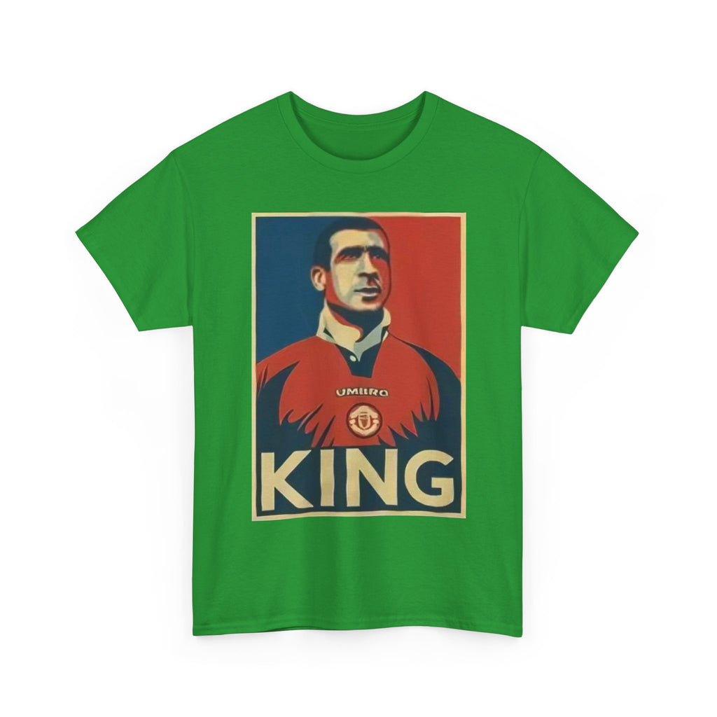Eric Cantona King Manchester United Graphic Tee — Retro Sports Poster Football Shirt