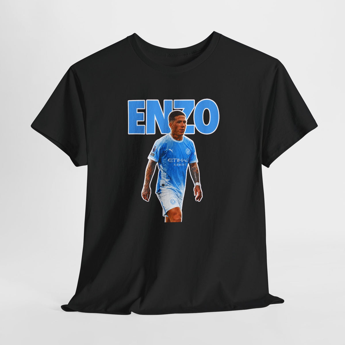 Enzo Fernandez Manchester City Inspired Cotton T-Shirt