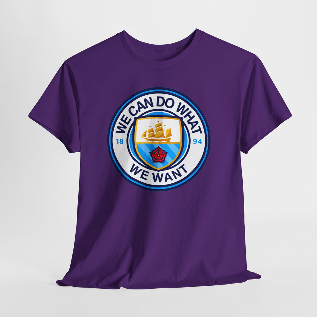 We Can Do What We Want Manchester  City Graphic Cotton T-Shirt