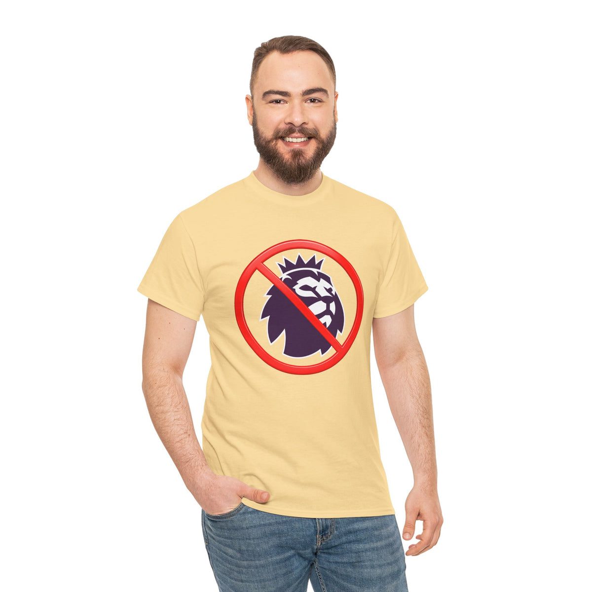 No to the Premier League Tee — Anti-Premier Soccer Protest Shirt