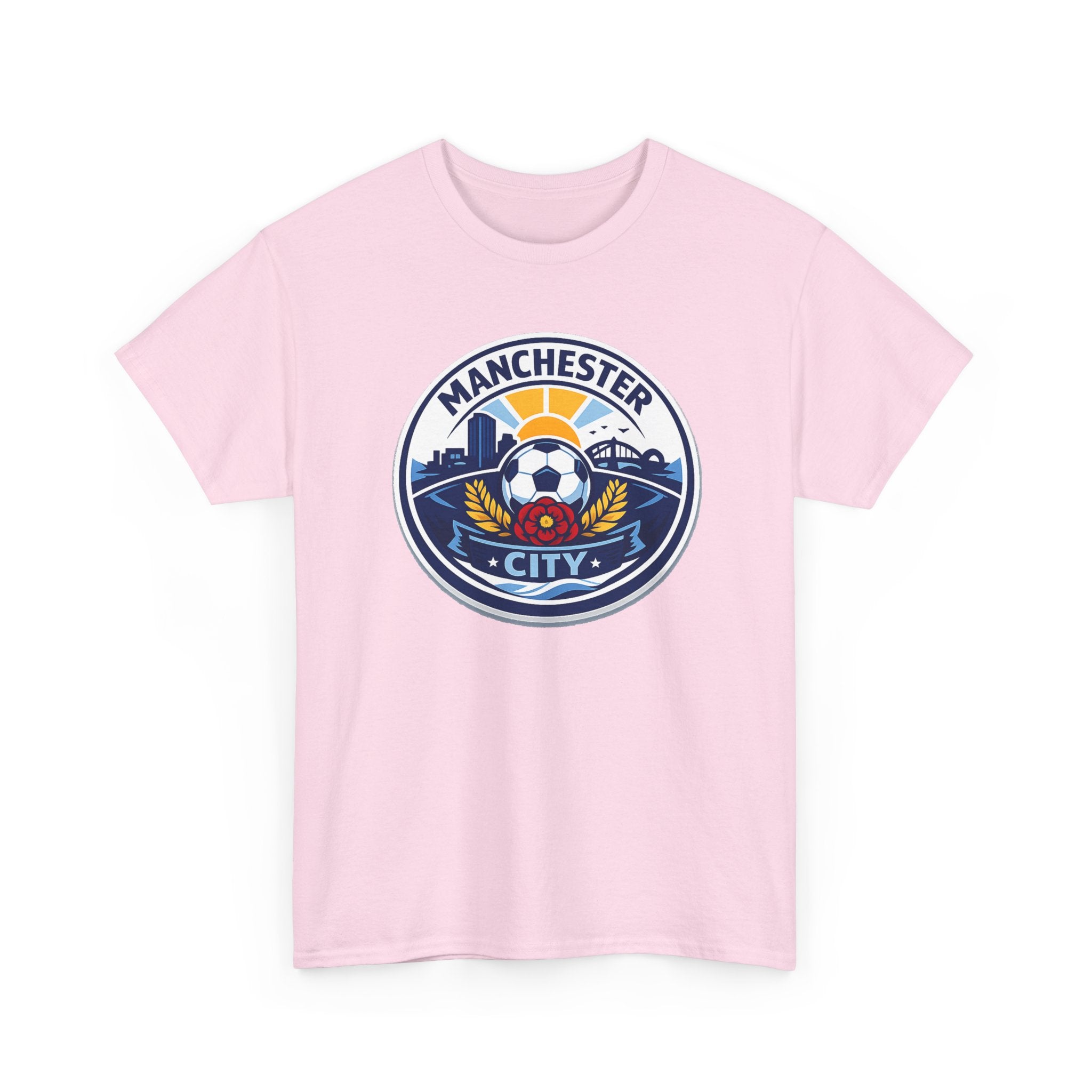 Manchester City Unofficial Soccer Logo T-Shirt — Football Fan Tee