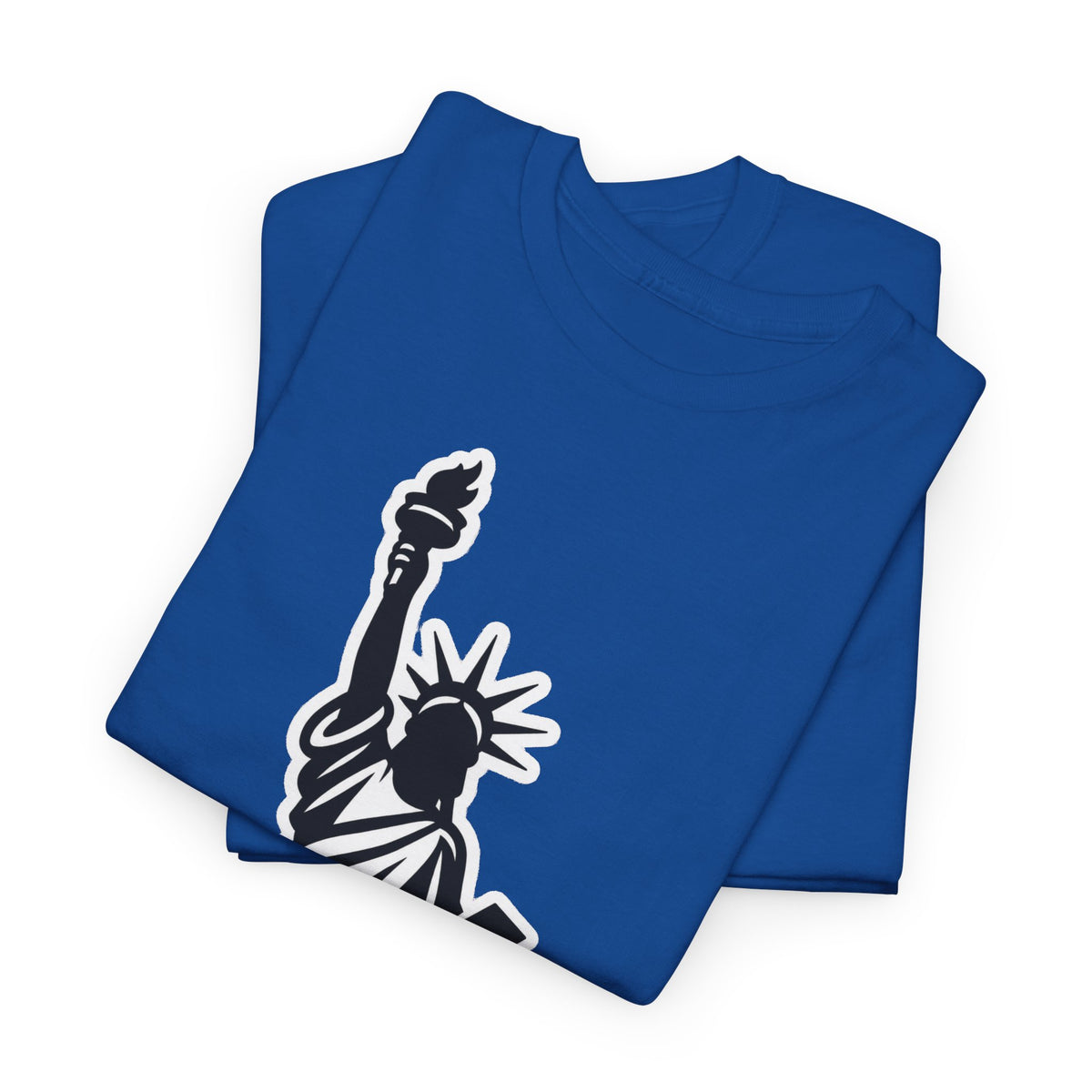 New York City Statue of Liberty Graphic Cotton T-Shirt / Tee