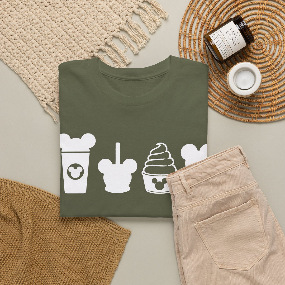 Disney snacks inspired Unisex Heavy Cotton Tee