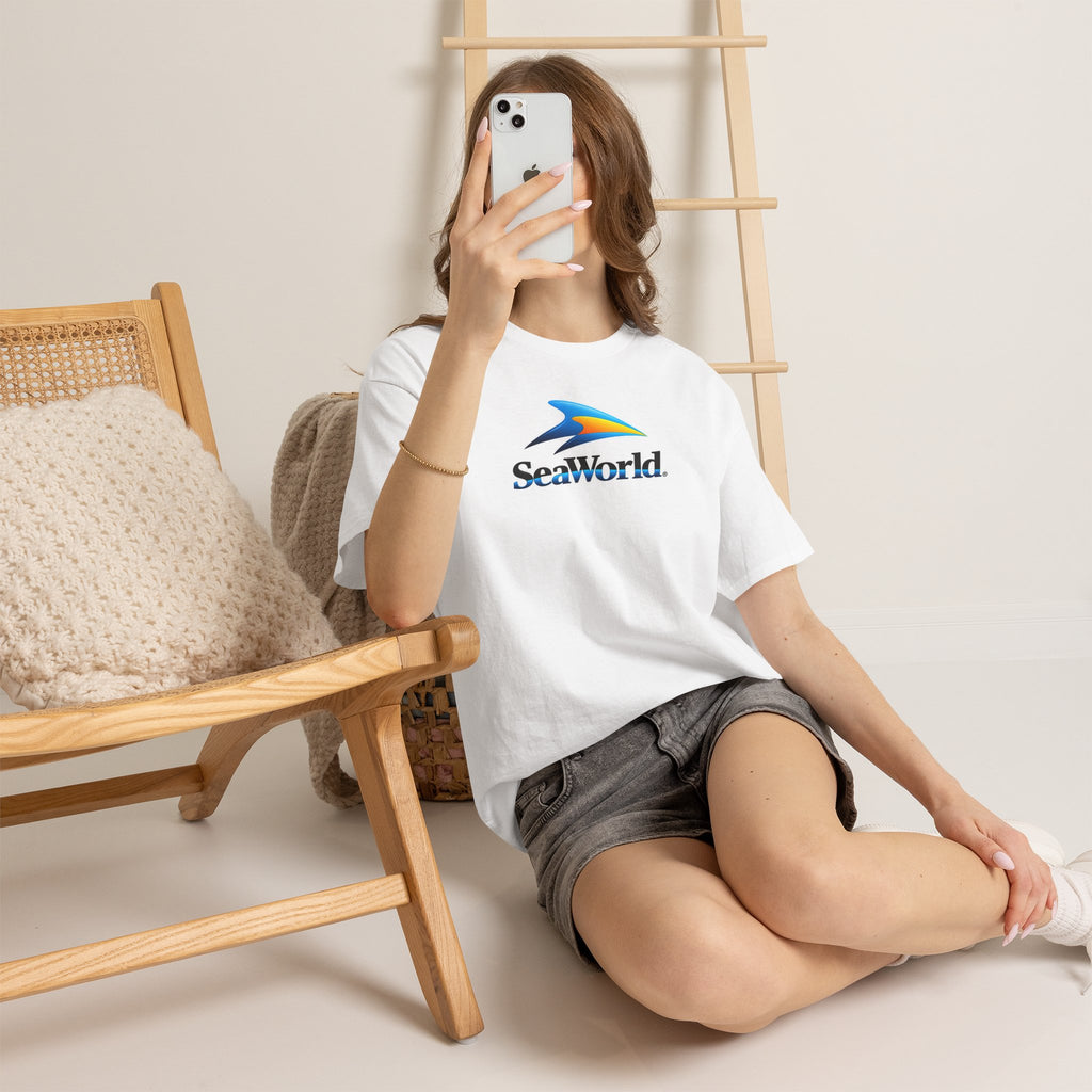SeaWorld Logo T-Shirt — Classic Ocean Theme Tee
