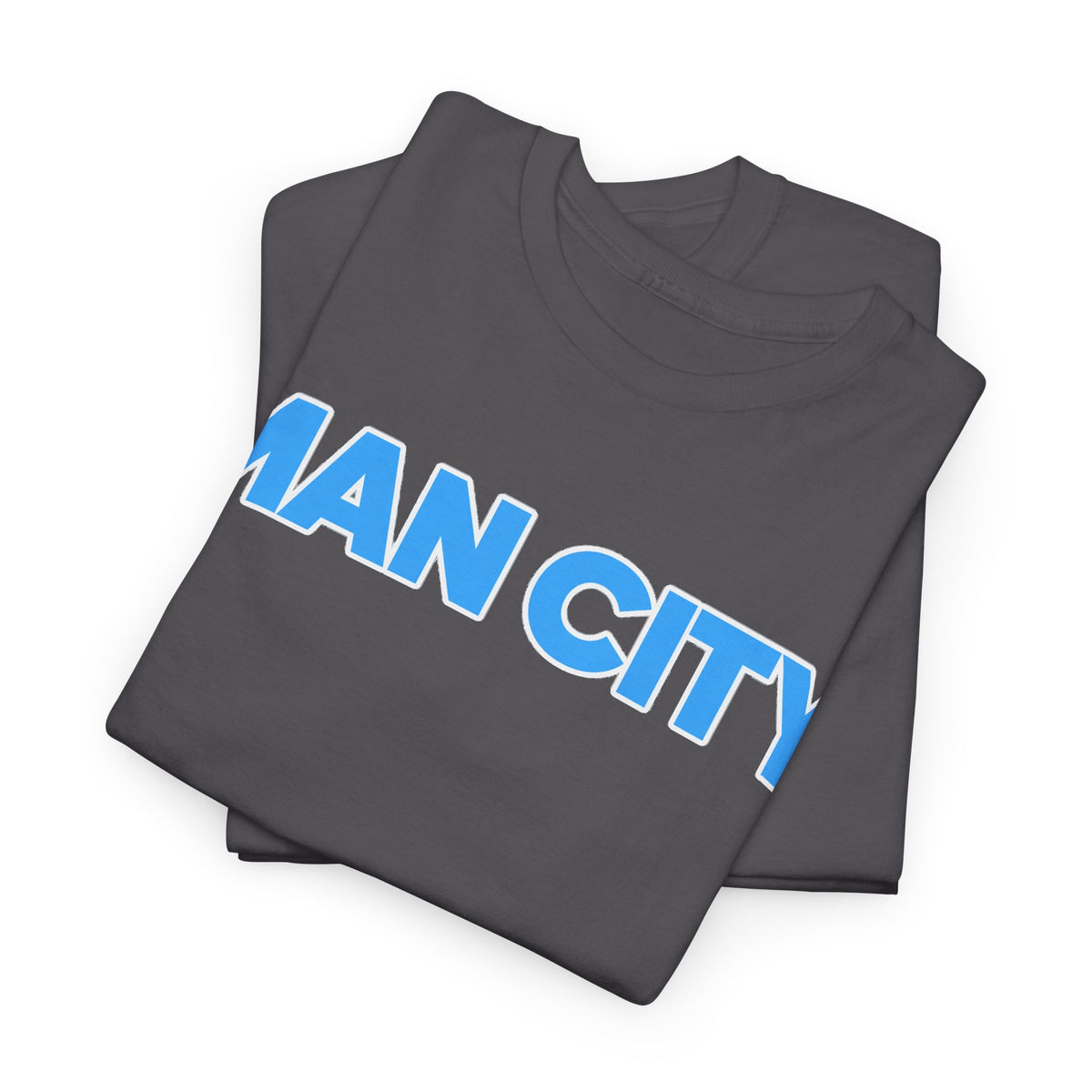 Man City Cotton T‑Shirt — Minimal Football Fan Tee