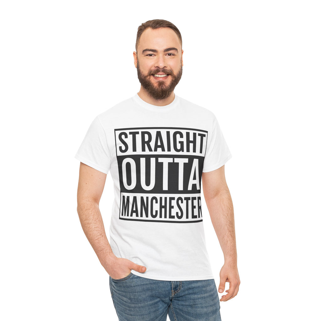 Straight Outta Manchester T-Shirt — Bold City Pride Tee