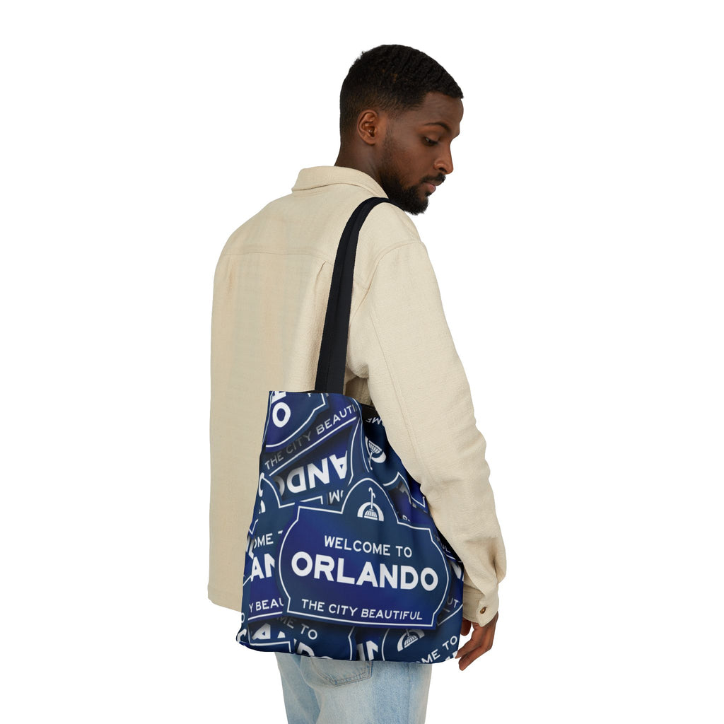 Orlando Welcome Sign Canvas Tote