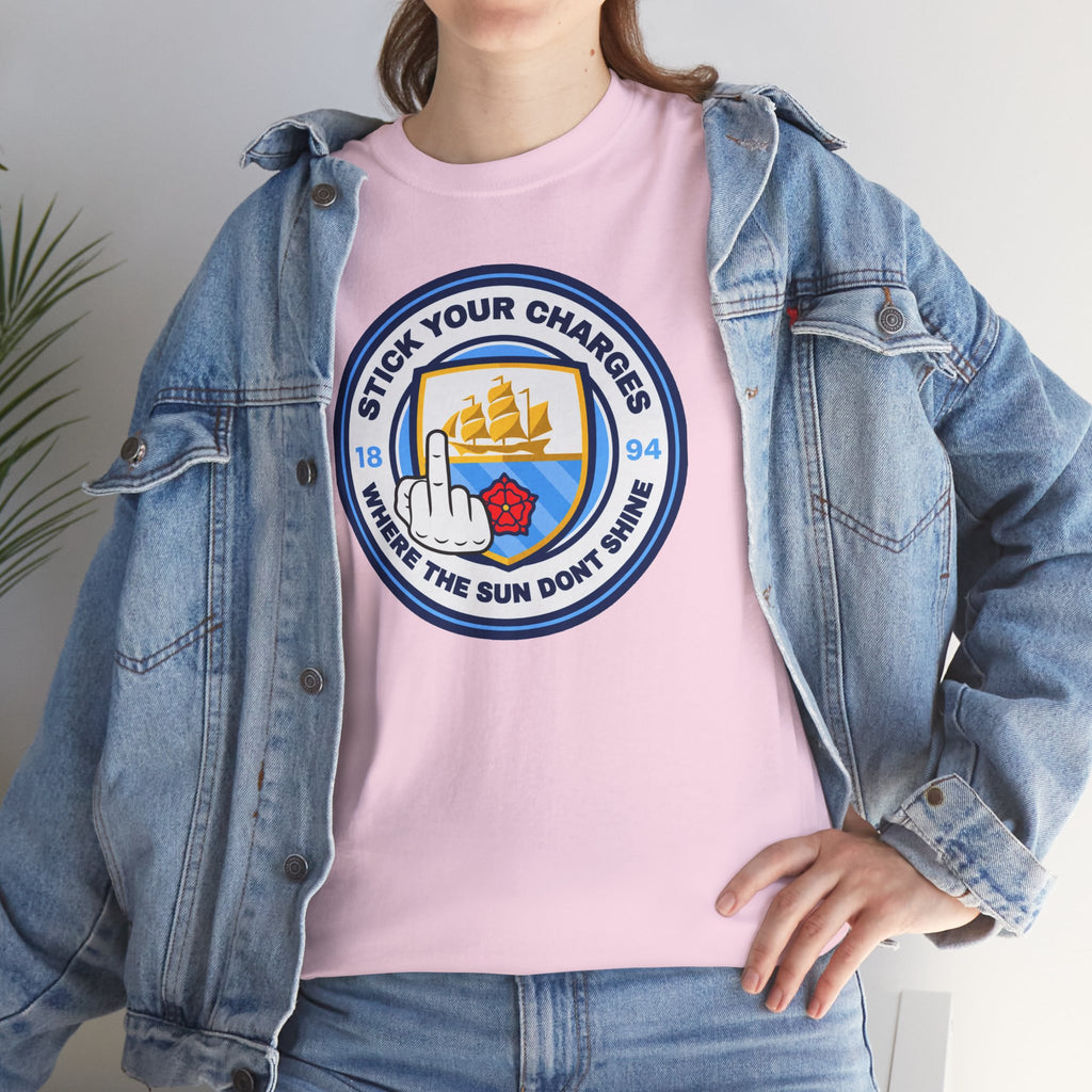 Manchester City "Stick Your Charger Where the Sun Don't Shine" Cotton t-shirt