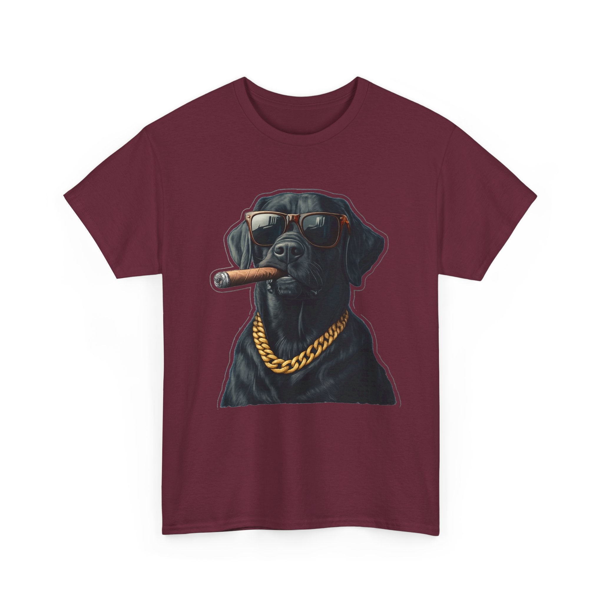 Cool Rottweiler Smoking Cigar Graphic Tee — Dog Lover Streetwear
