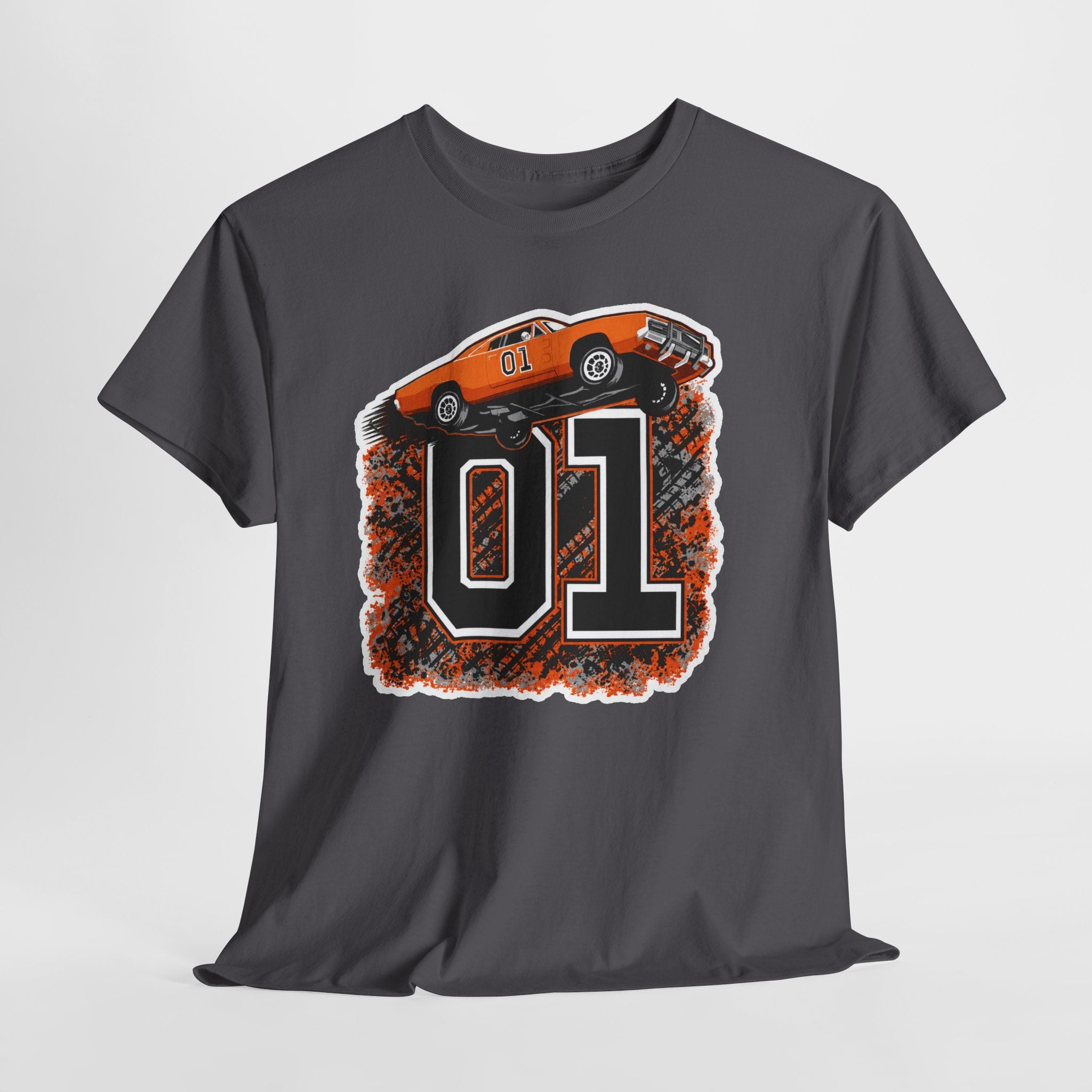 Dukes of Hazzard Inspired Race Car '01' Graphic Tee