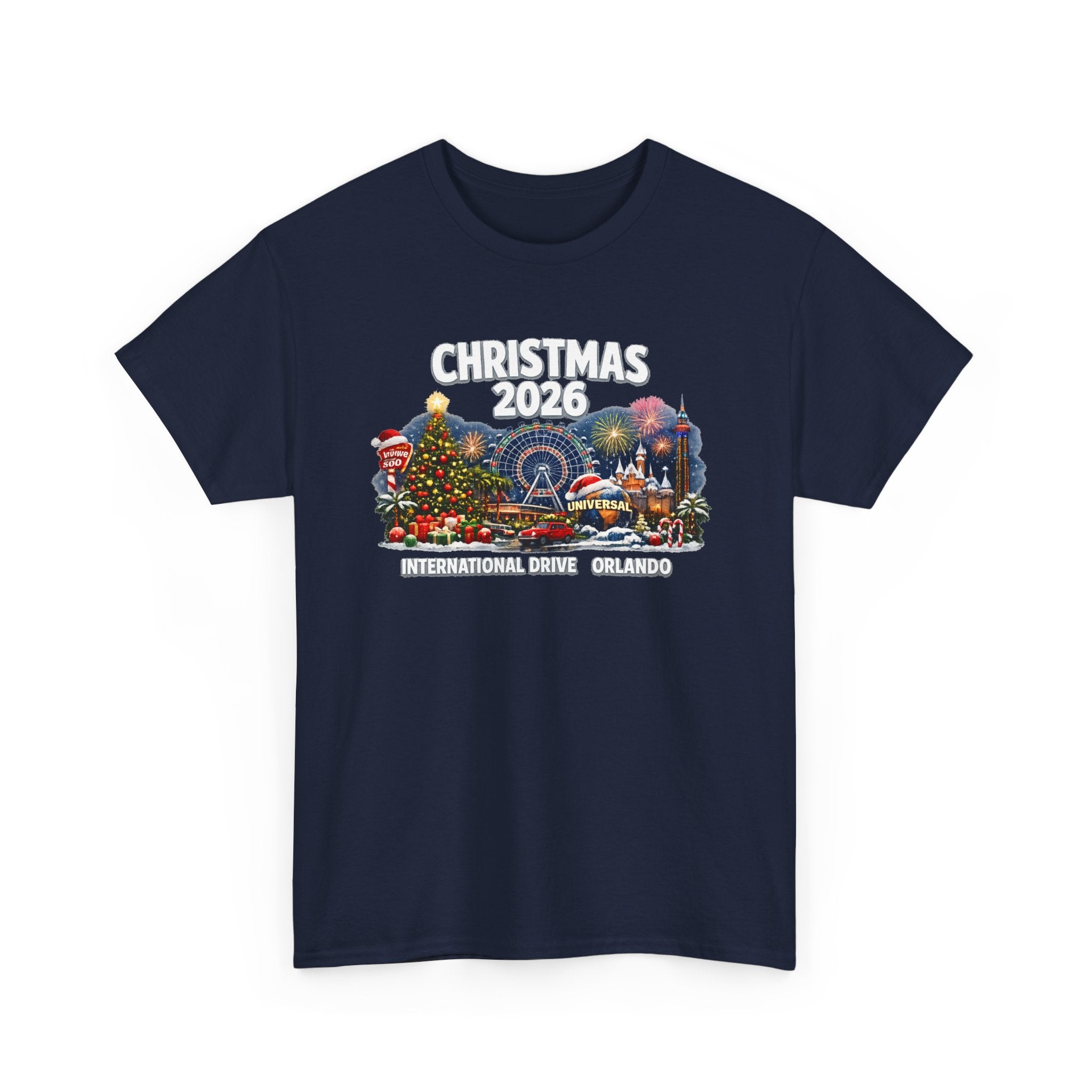 Christmas 2026 Orlando T-Shirt — International Drive Holiday Souvenir
