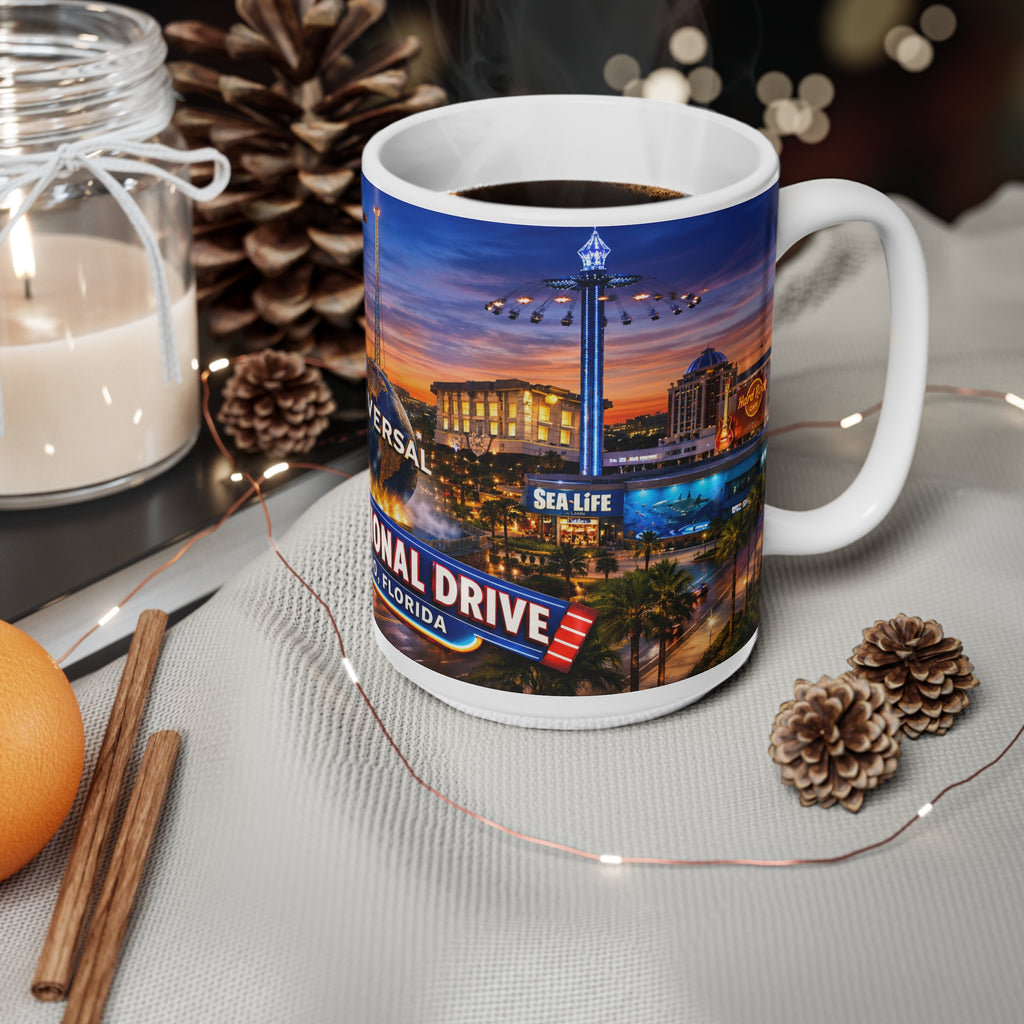 International Drive Orlando Mug — Ceramic Coffee Cup (11oz/15oz)