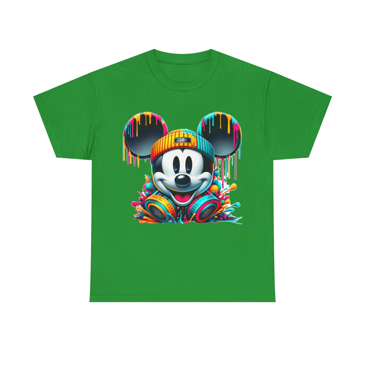 Mickey Graphic Tee — Colorful Street Art Mouse Character T-Shirt