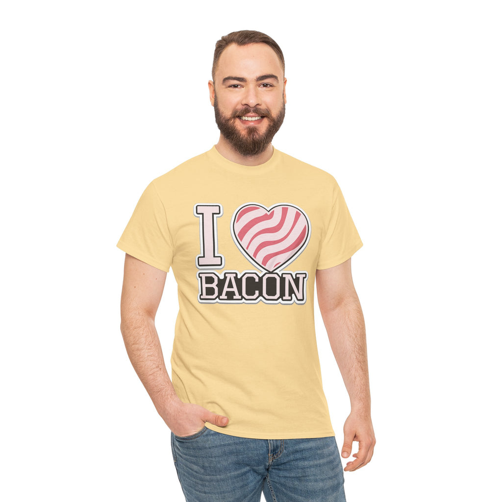 I Heart Bacon T-Shirt — Funny Novelty Bacon Lover Tee