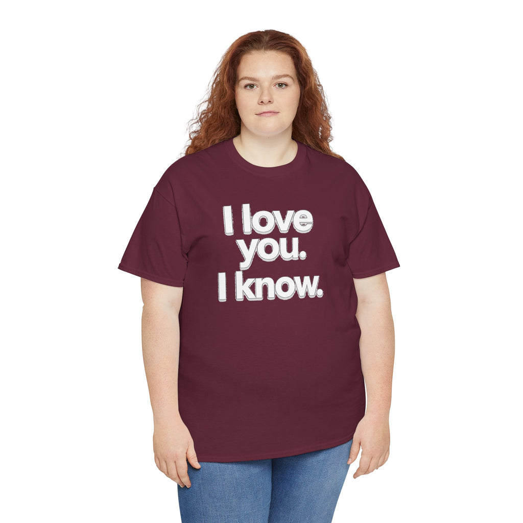 I Love You I Know Saying T‑Shirt from Star Wars