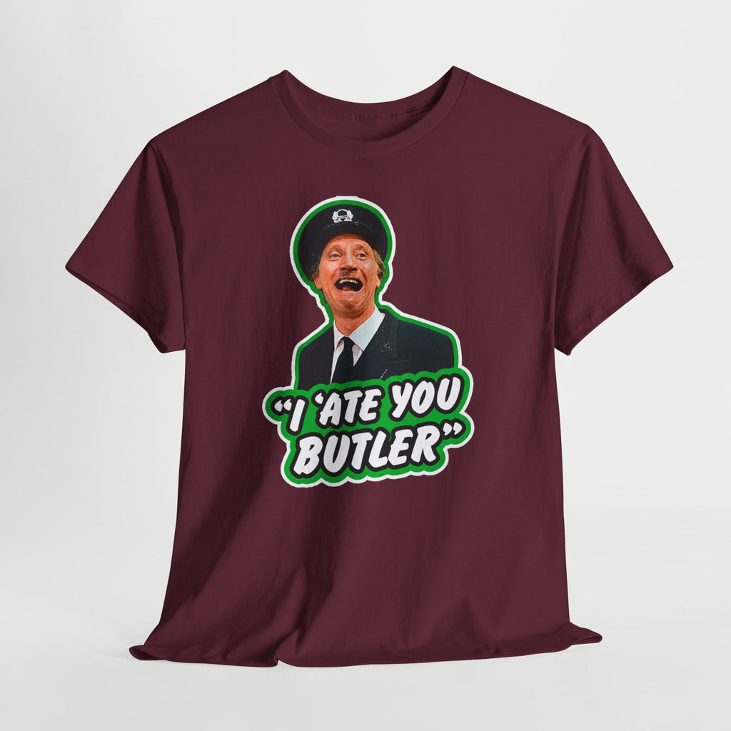 I Ate You Butler T-Shirt — Funny Retro Butler Graphic Tee