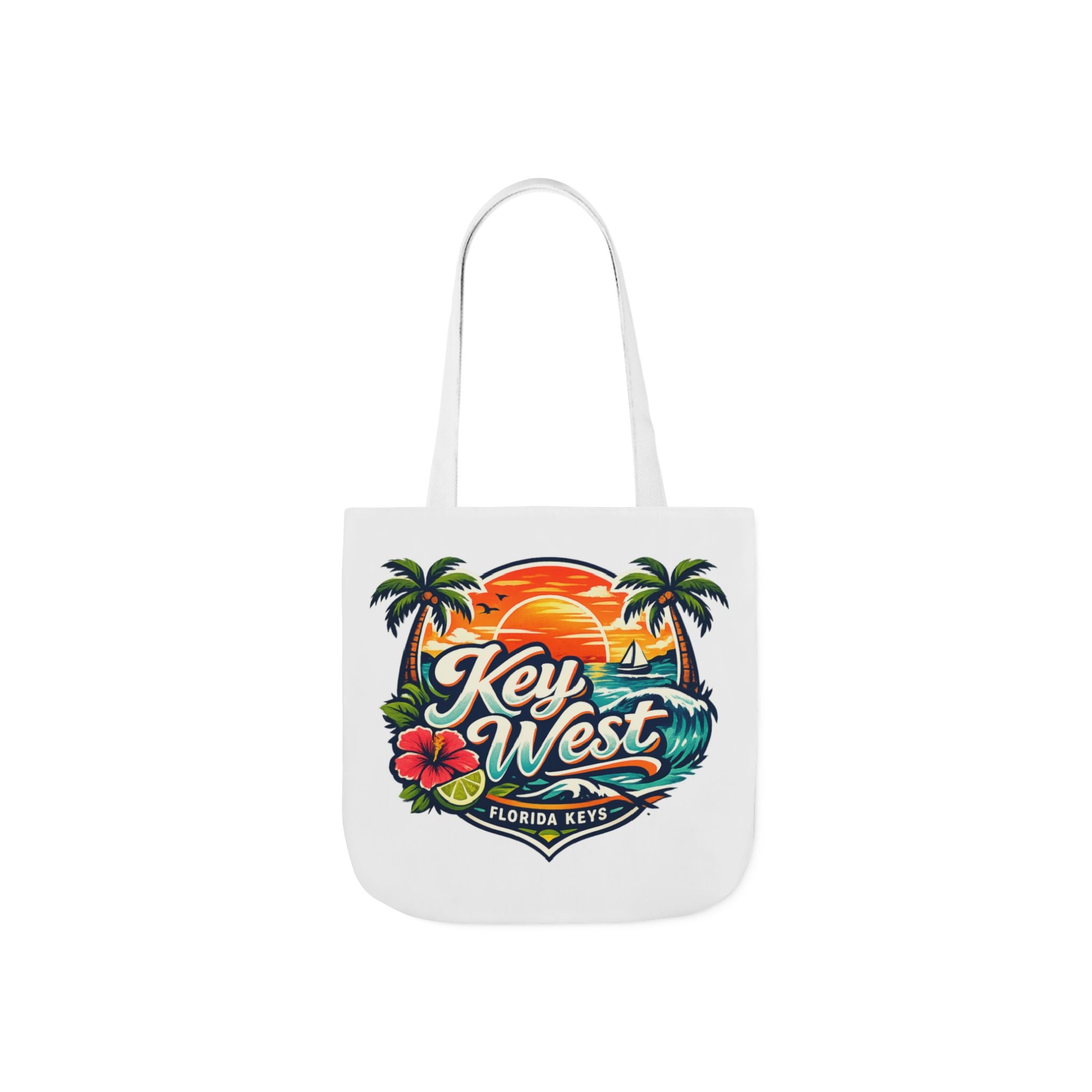 Key West Sunset Canvas Tote