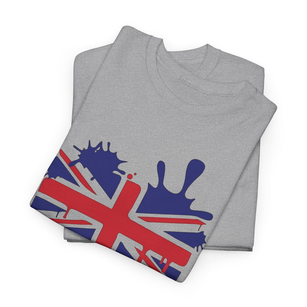 Union Jack Paint Splatter T-Shirt — British Flag Graphic Tee