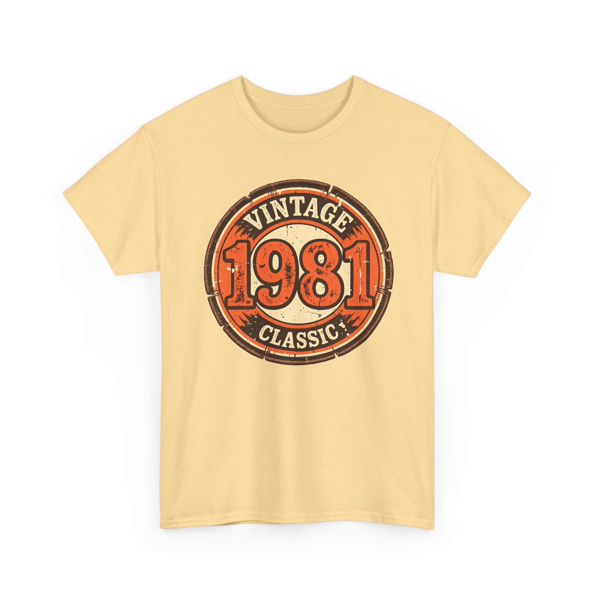 Vintage 1981 Classic T-Shirt — Retro Birthday Tee