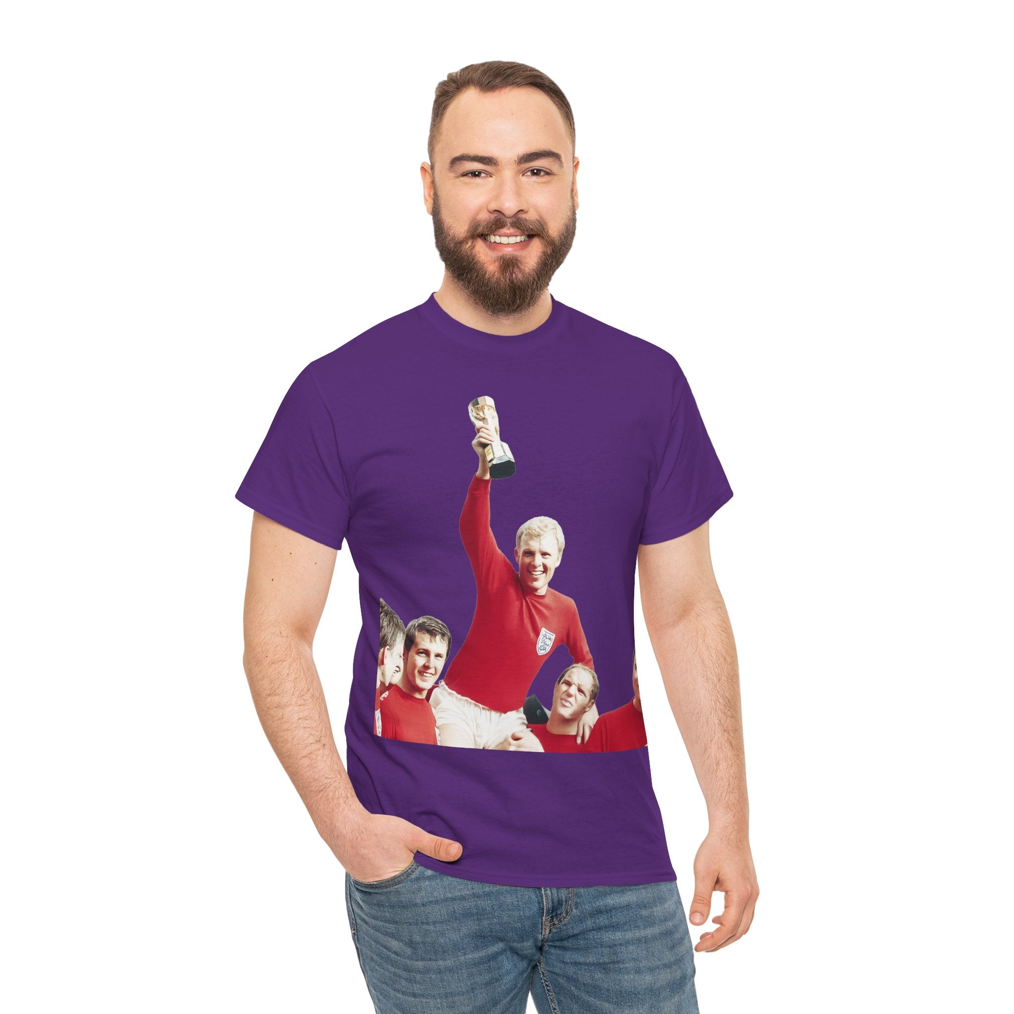 England 1966 World Cup Winners Tee — Retro Team Celebration T-Shirt