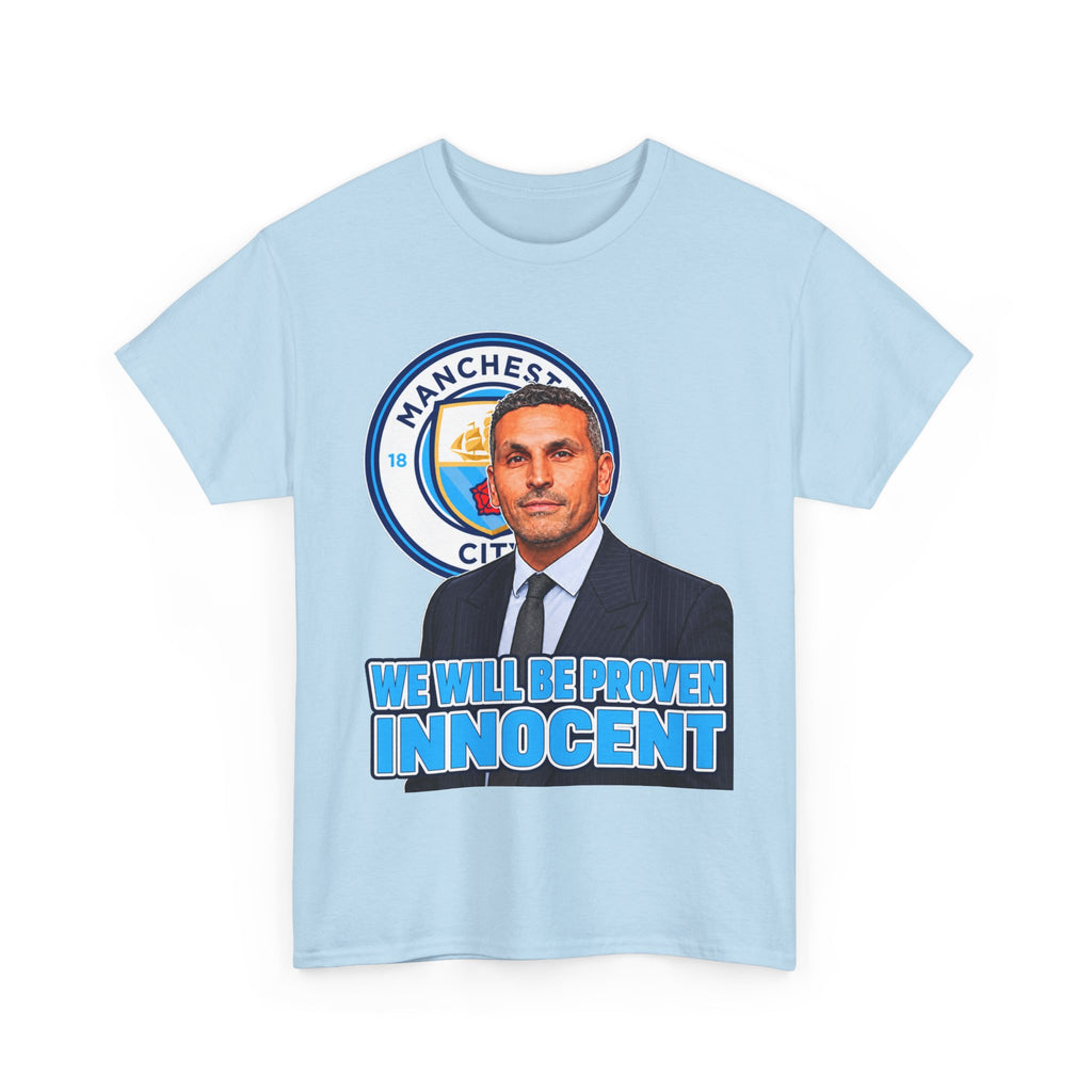 Manchester City “We Will Be Proven Innocent” Fan Cotton T-Shirt
