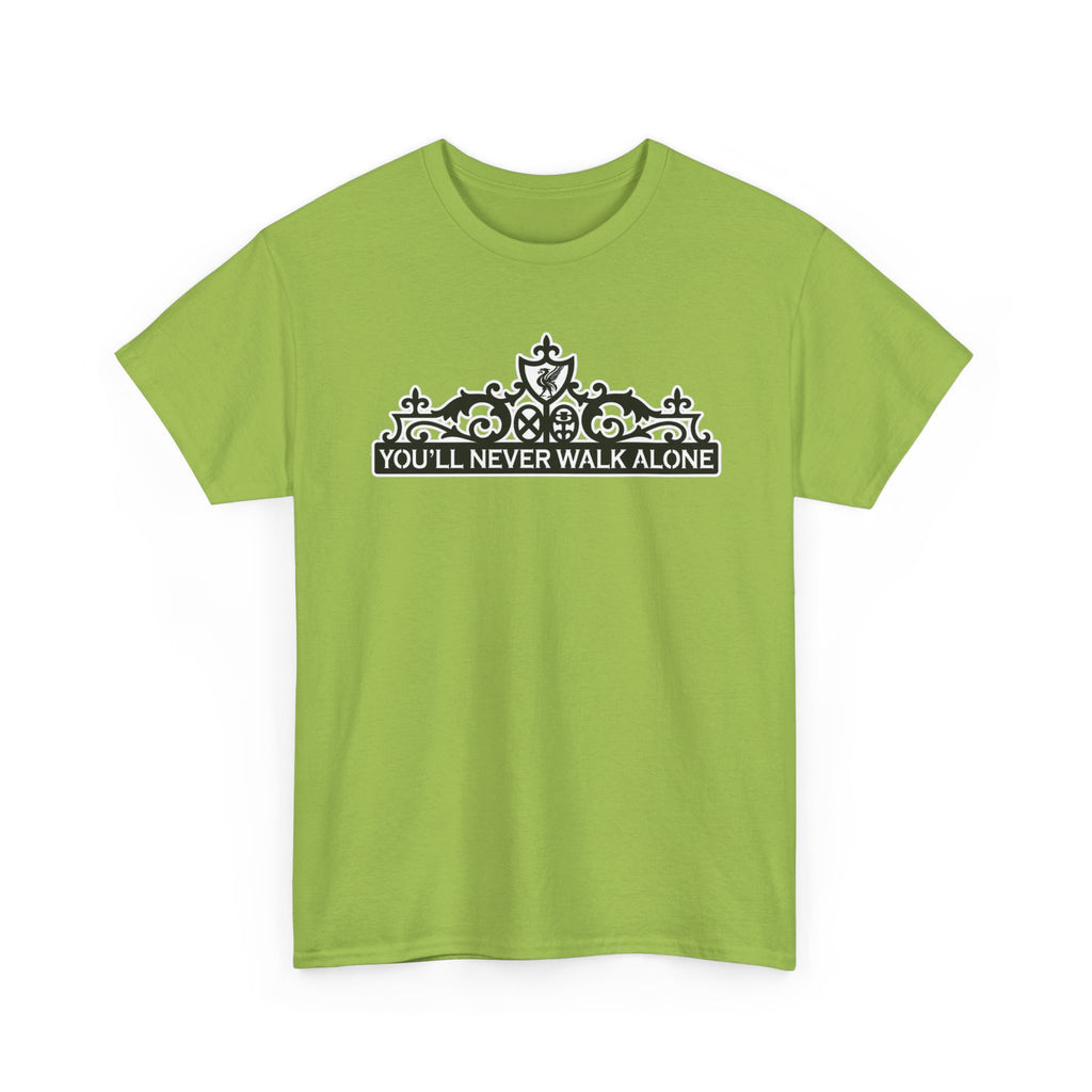You'll Never Walk Alone T‑Shirt — Liverpool FC Crest Cotton Tee