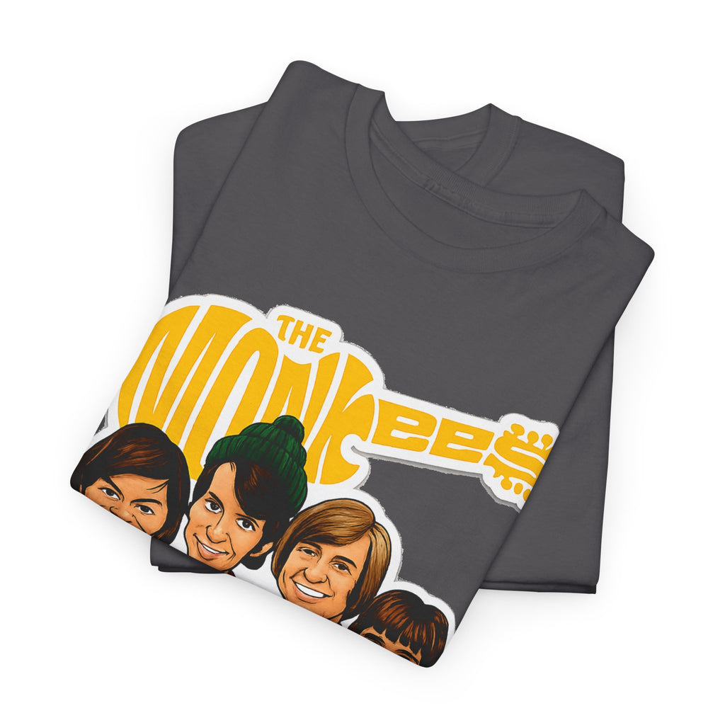 The Monkees Retro Band Tee — Colorful Car Cartoon Graphic