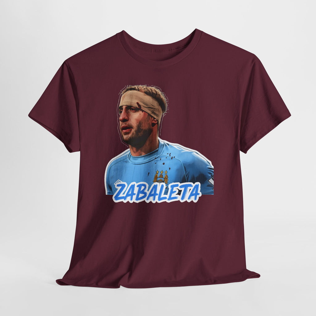 Zabaleta Manchester City Fan Tee — Retro Player Portrait Soccer T‑Shirt
