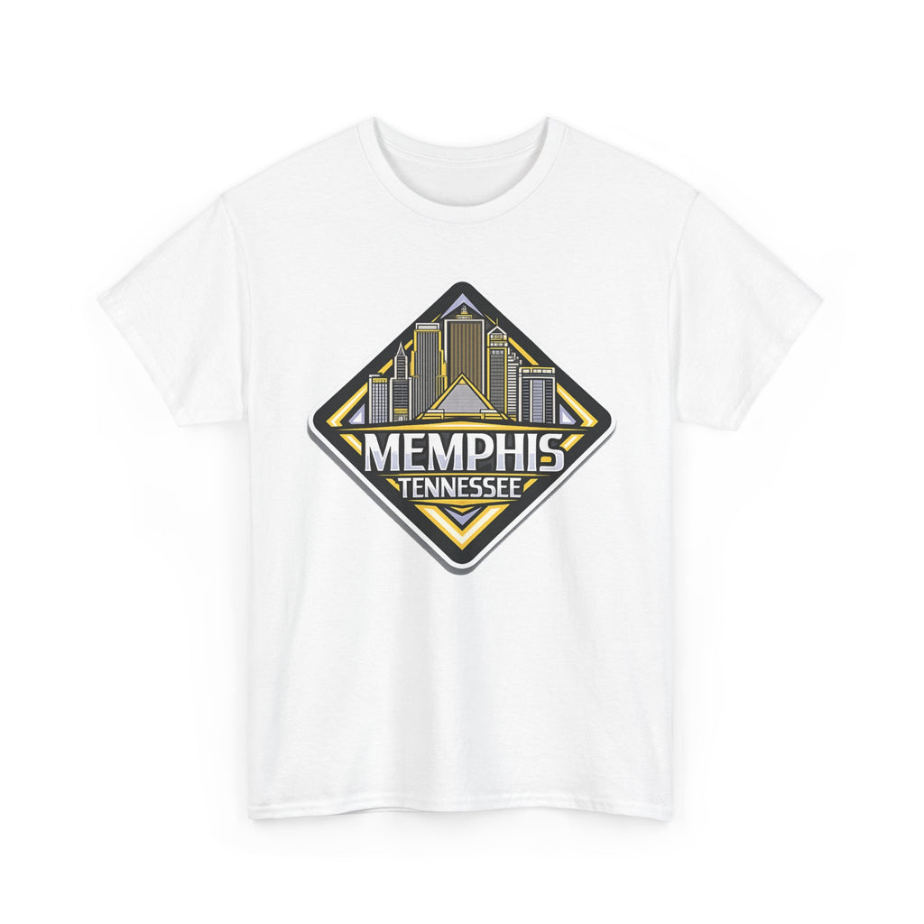 Memphis Tennessee Skyline T‑Shirt — Retro City Badge Tee