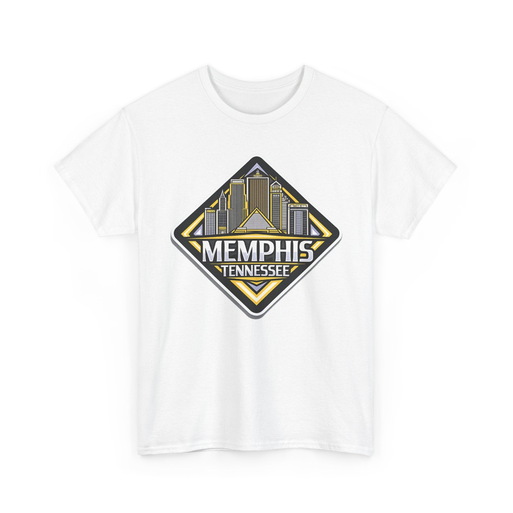 Memphis Tennessee Skyline T‑Shirt — Retro City Badge Tee