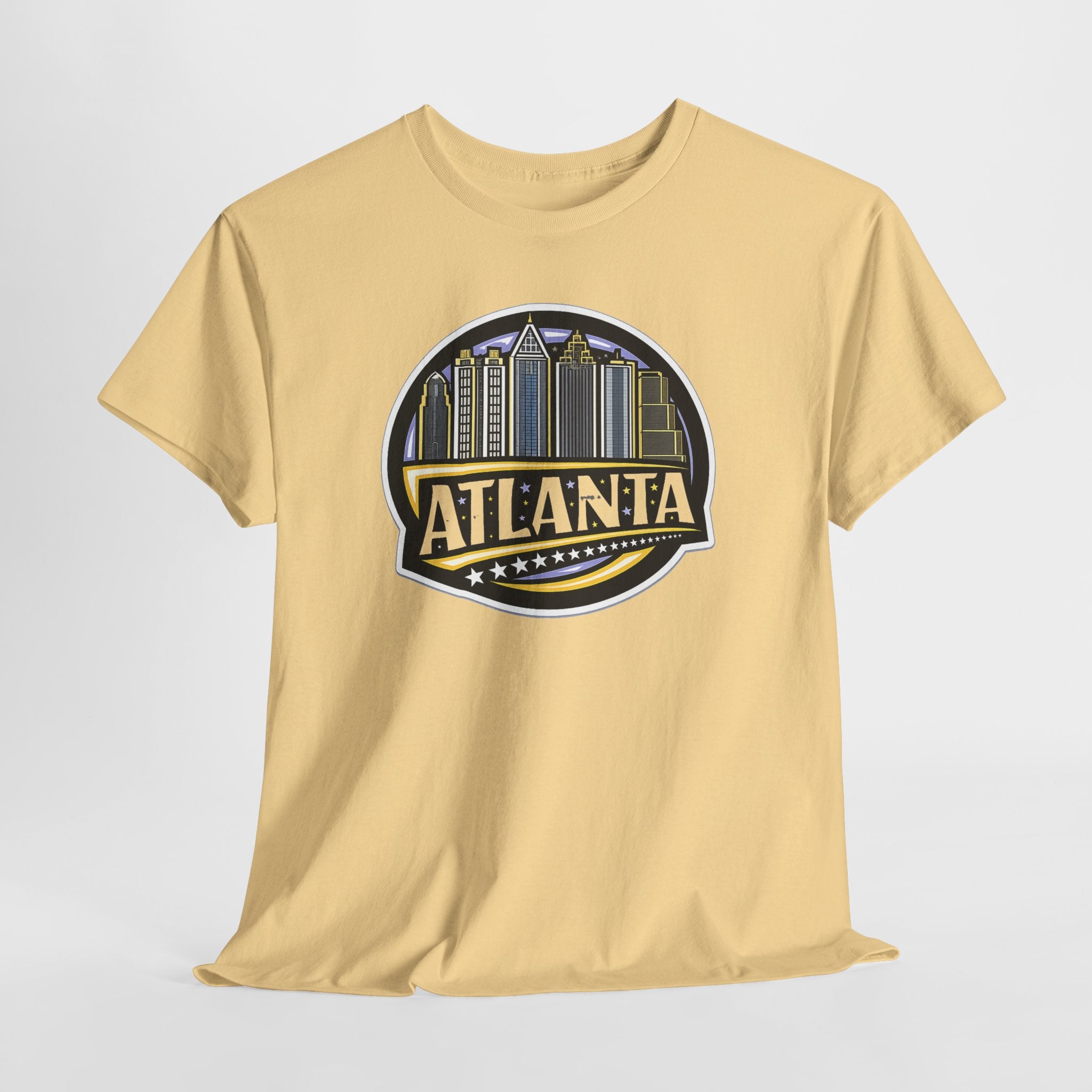 Atlanta Skyline Tee — Vintage City Badge Graphic T-Shirt