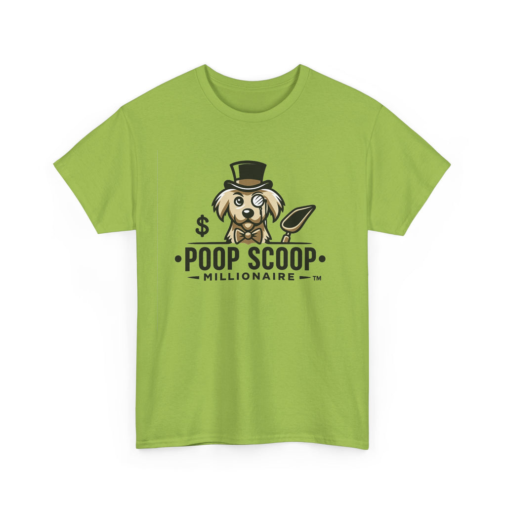 Poop Scoop Millionaire T-Shirt — Funny Dog Poop Scooping Tee