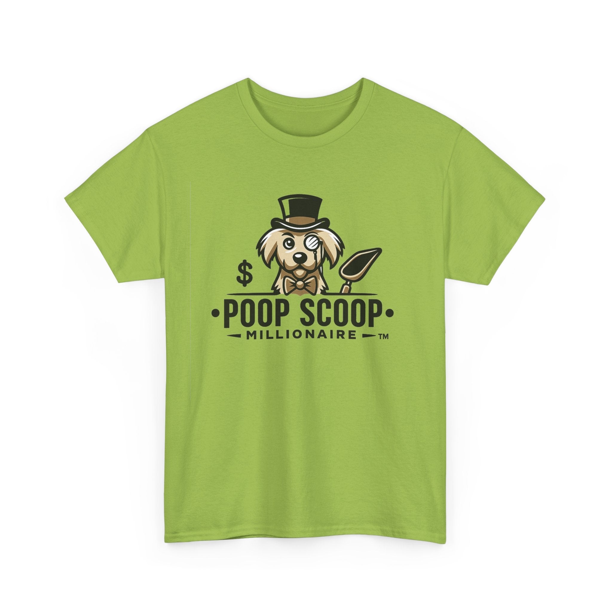 Poop Scoop Millionaire T-Shirt — Funny Dog Poop Scooping Tee