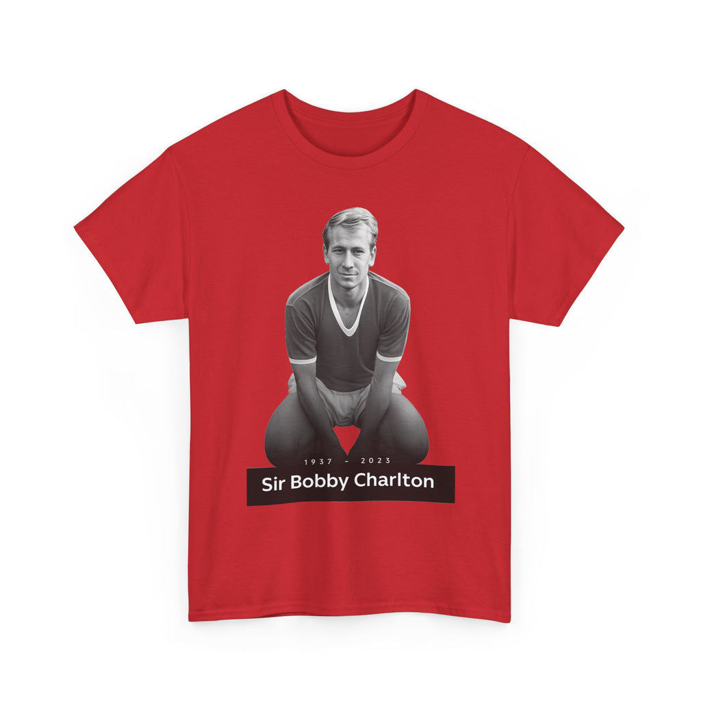 Sir Bobby Charlton Football Legend Cotton T‑Shirt