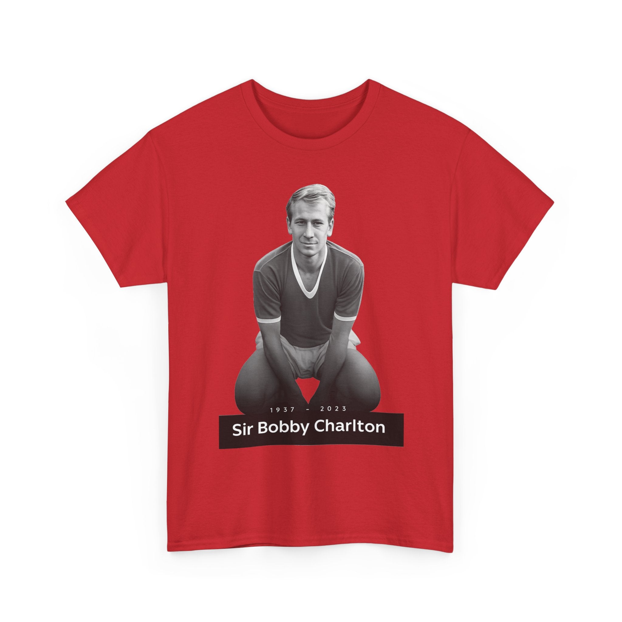 Sir Bobby Charlton Football Legend Cotton T‑Shirt