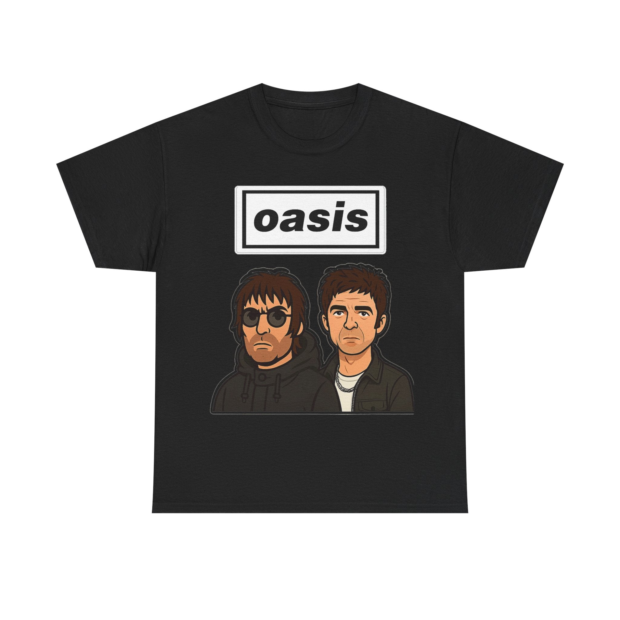 Oasis Inspired Unofficial Band Logo Tee — 'oasis' Graphic T-Shirt