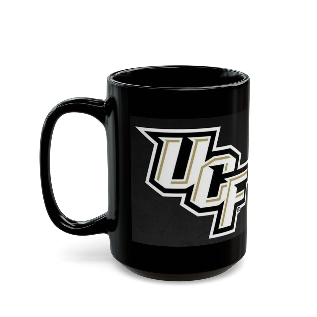 UCF Knights Black Ceramic Mug — College Logo Coffee Cup (11oz & 15oz)