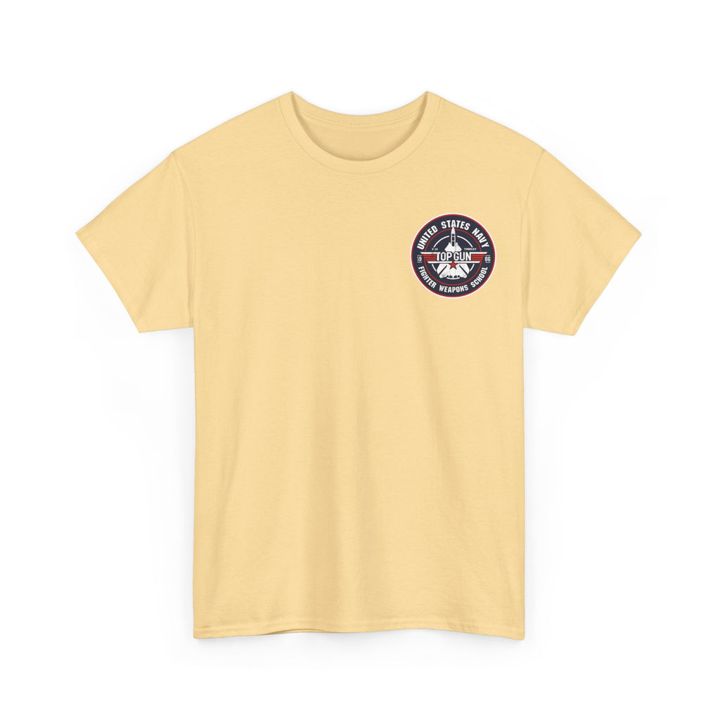 US Navy Top Gun School T-Shirt — 'High Speed' Vintage Cotton T-Shirt
