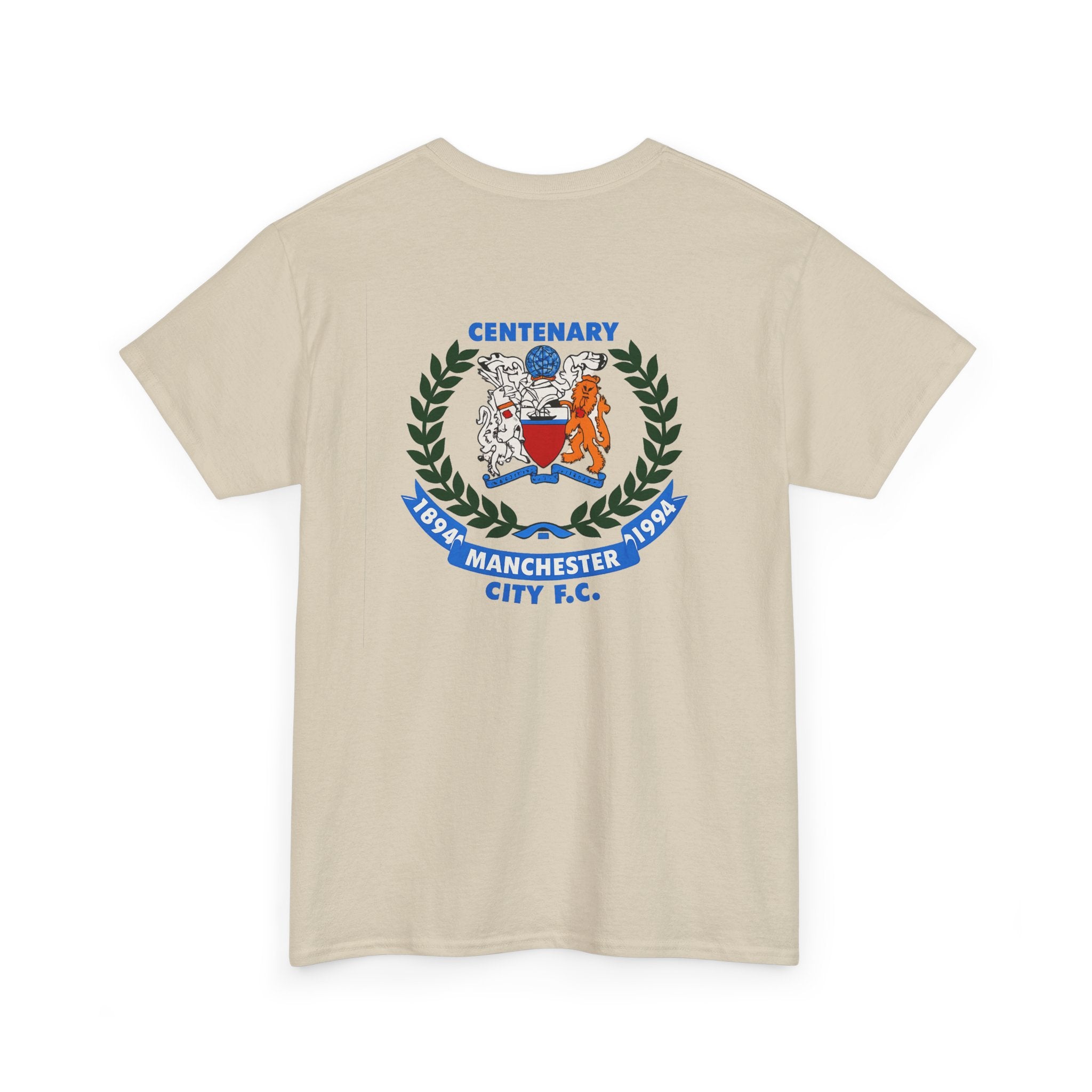 Centenary Manchester City FC Crest Tee — 1894–1994 Commemorative Shirt
