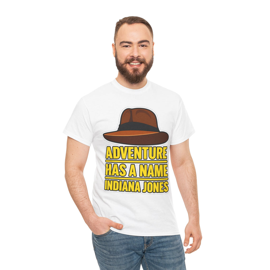 Adventure Has a Name Indiana Jones Graphic Cotton T-Shirt