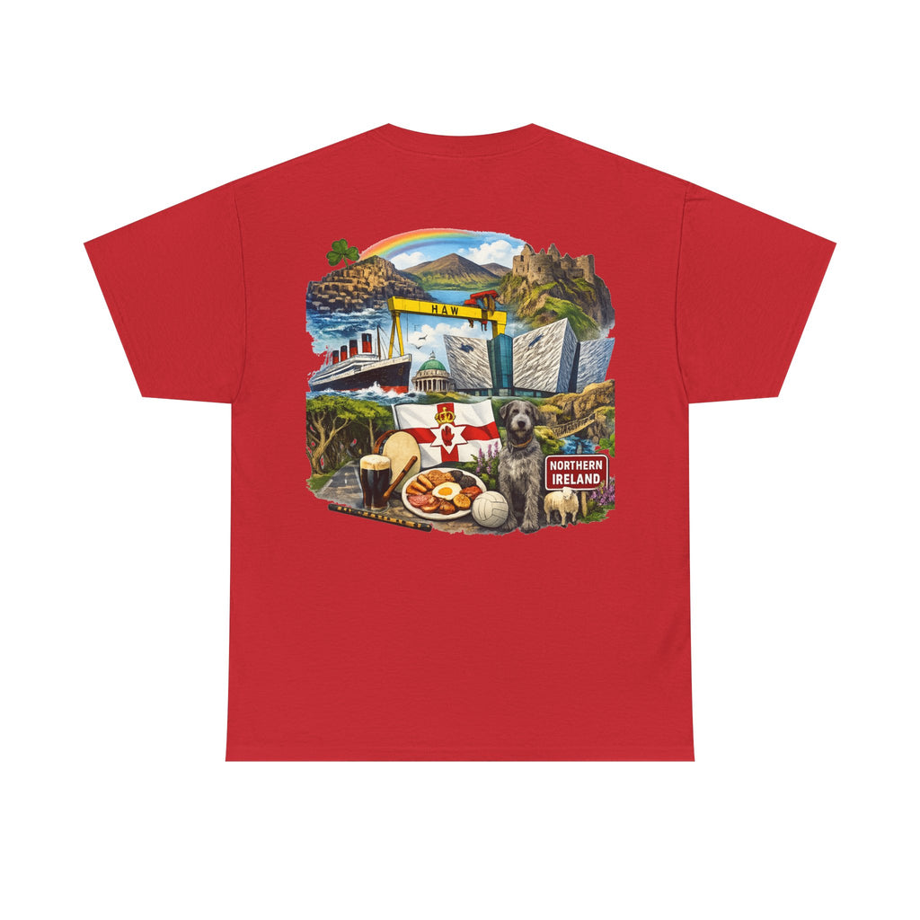 Northern Ireland Collage Tee — "Make Northern Ireland Great Again" Graphic T-Shirt